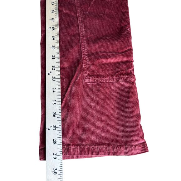 We The Free Riser Taker High Rise Straight Corduroy Pants Wine Womens 28 - Picture 8 of 15